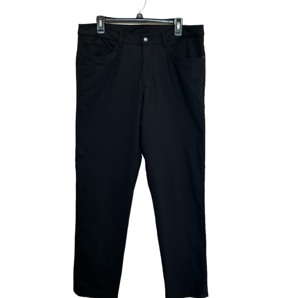 Lululemon Men’s Size 34 Waist ABC Classic Pant in Black Warpstreme